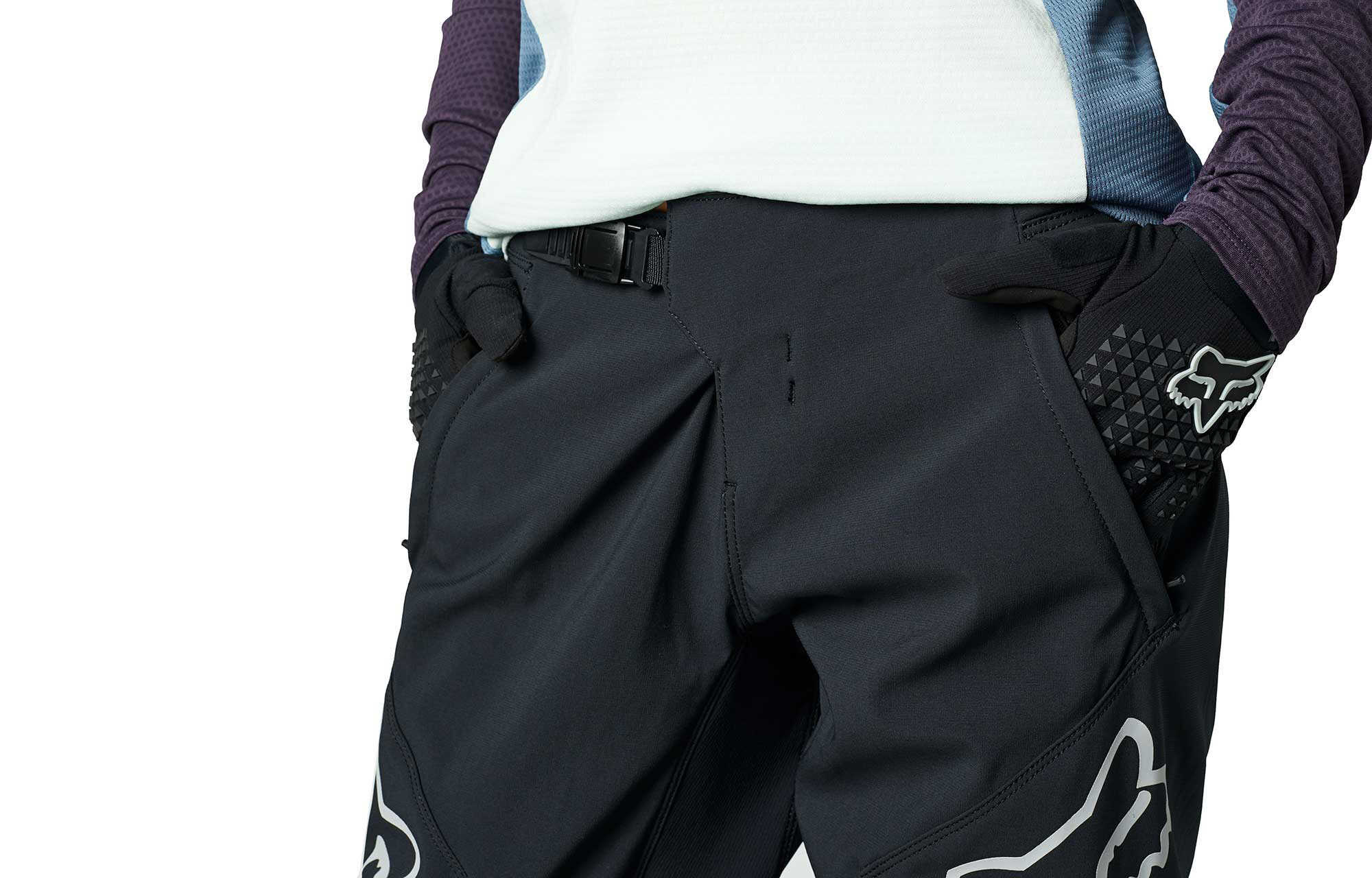 FOX WOMEN DEFEND PANTS BLACK image large number 3