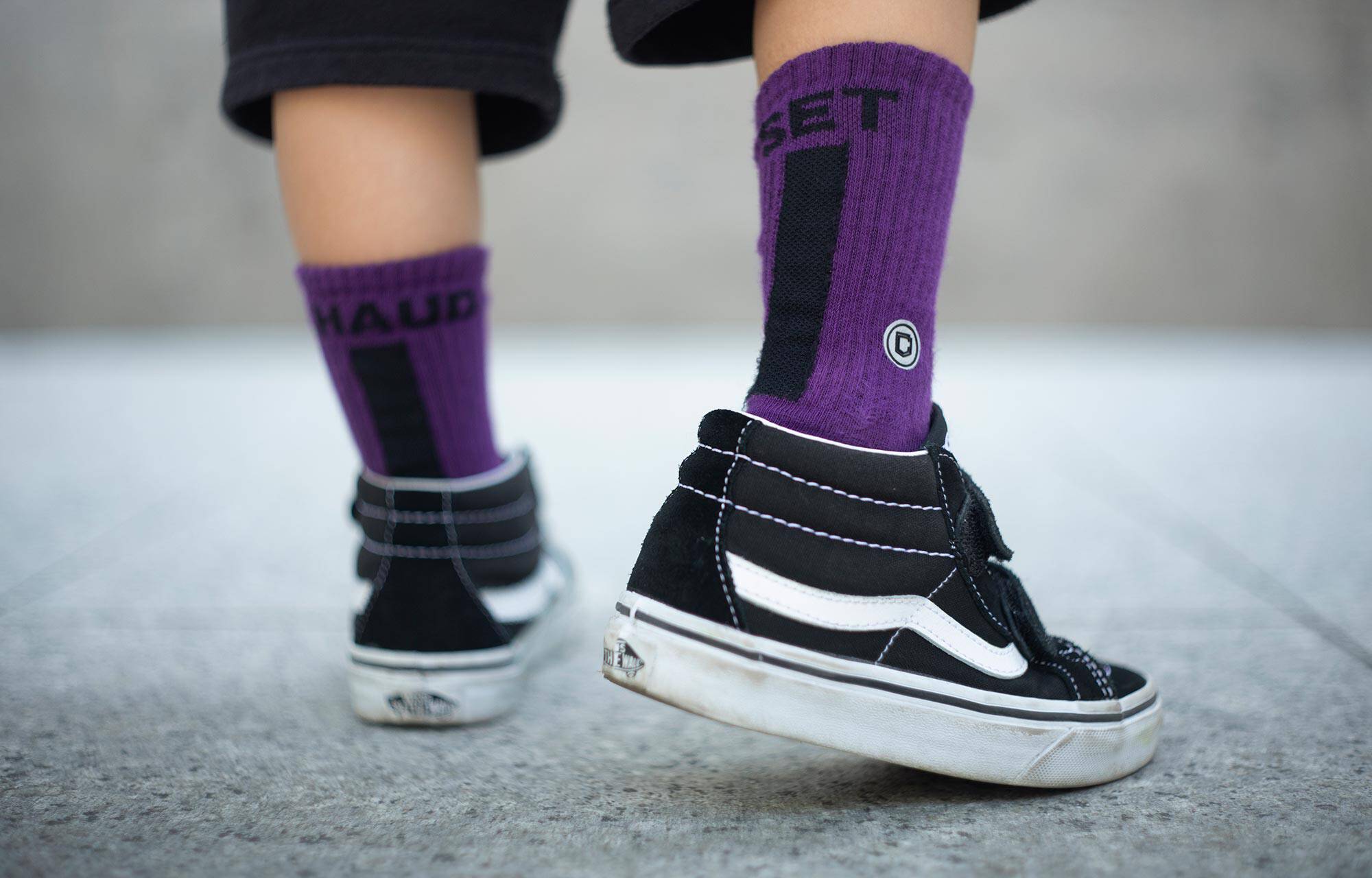 COMMENCAL LEICHTE KIDS-SOCKEN CHAUD-SET PURPLE image large number 1