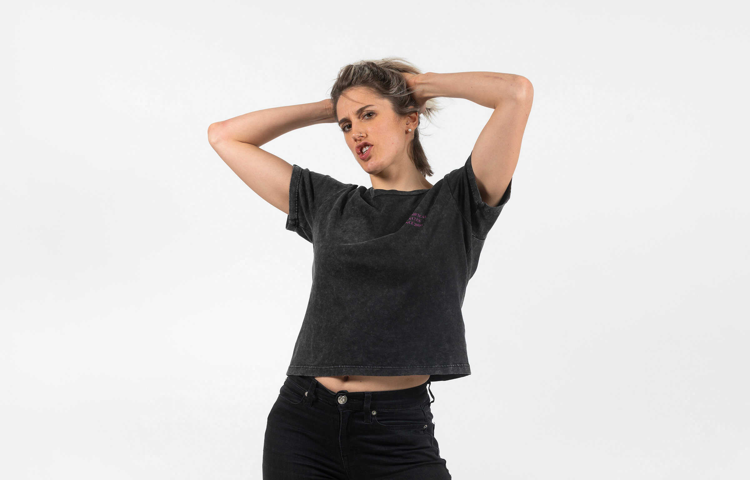 T-SHIRT COMMENCAL WOMEN WASHED BLACK image cover number 0
