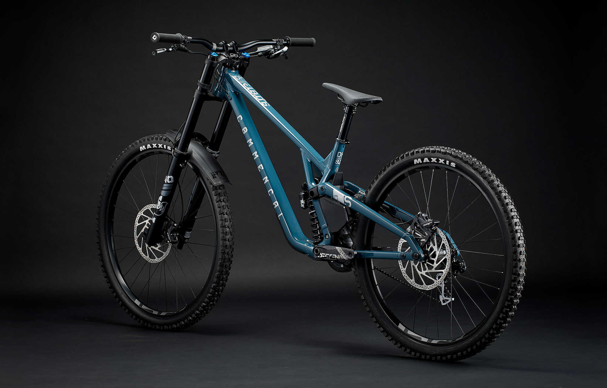COMMENCAL SUPREME DH V5 ESSENTIAL AQUA BLUE image large number 2