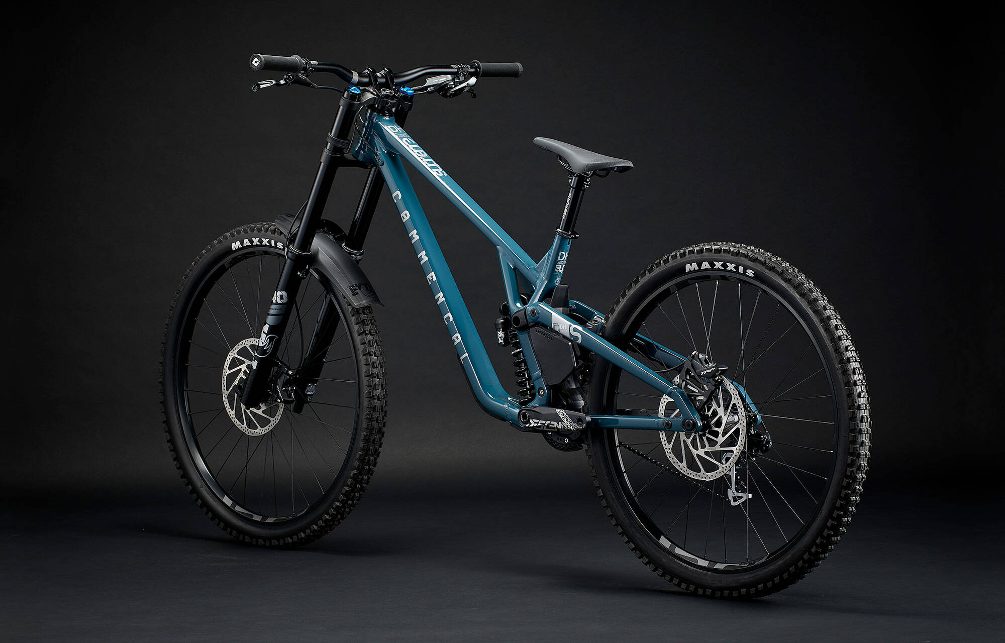 COMMENCAL SUPREME DH V5 ESSENTIAL AQUA BLUE image large number 2
