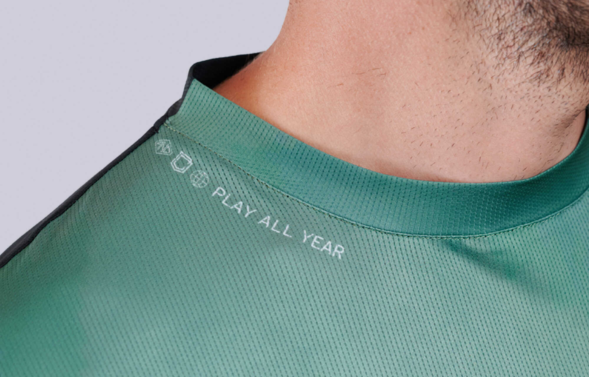 COMMENCAL LIGHTECH LONG SLEEVE JERSEY URBAN GREEN image large number 1