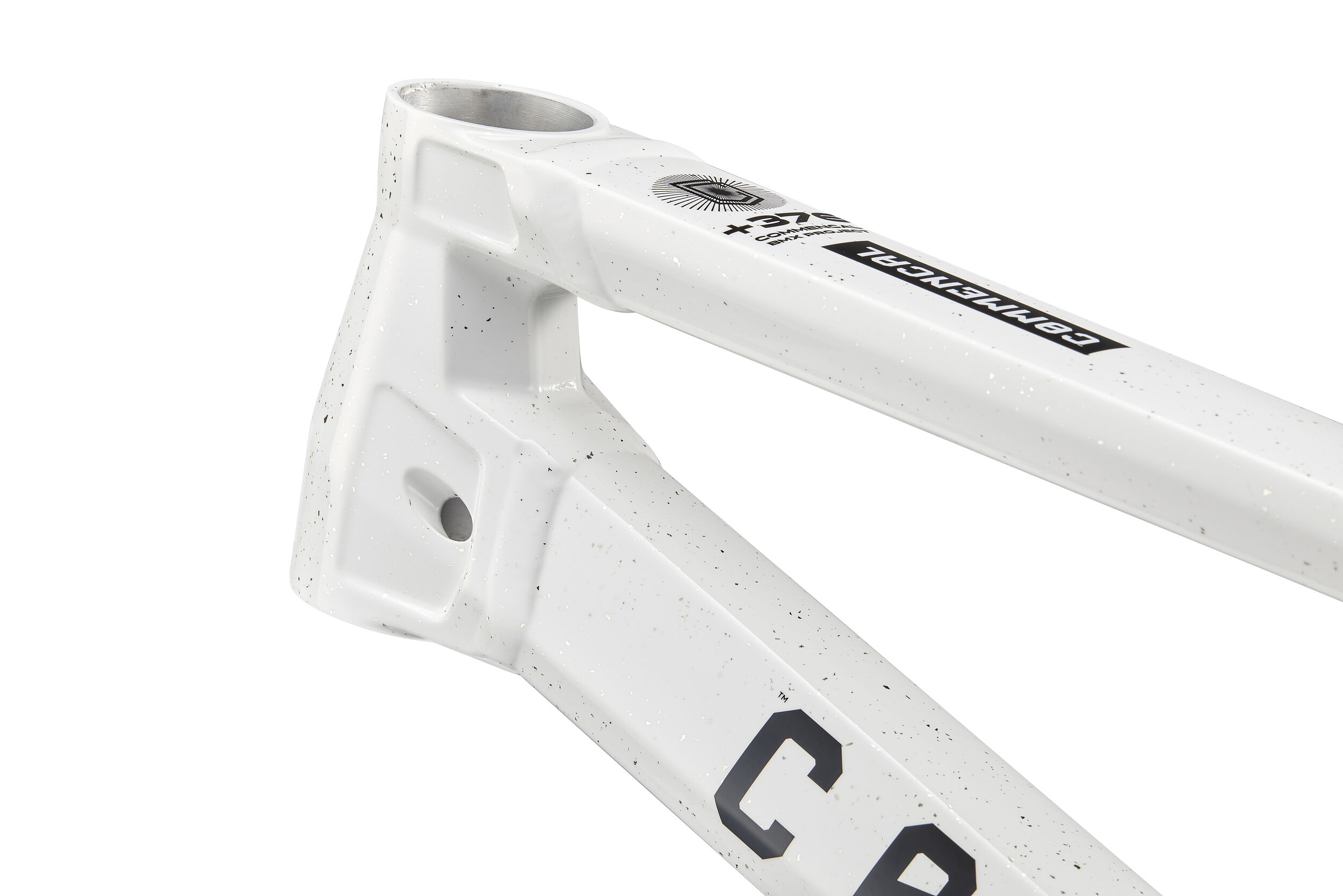 COMMENCAL BMX V1 Glittery White - High-Performance BMX Frame for