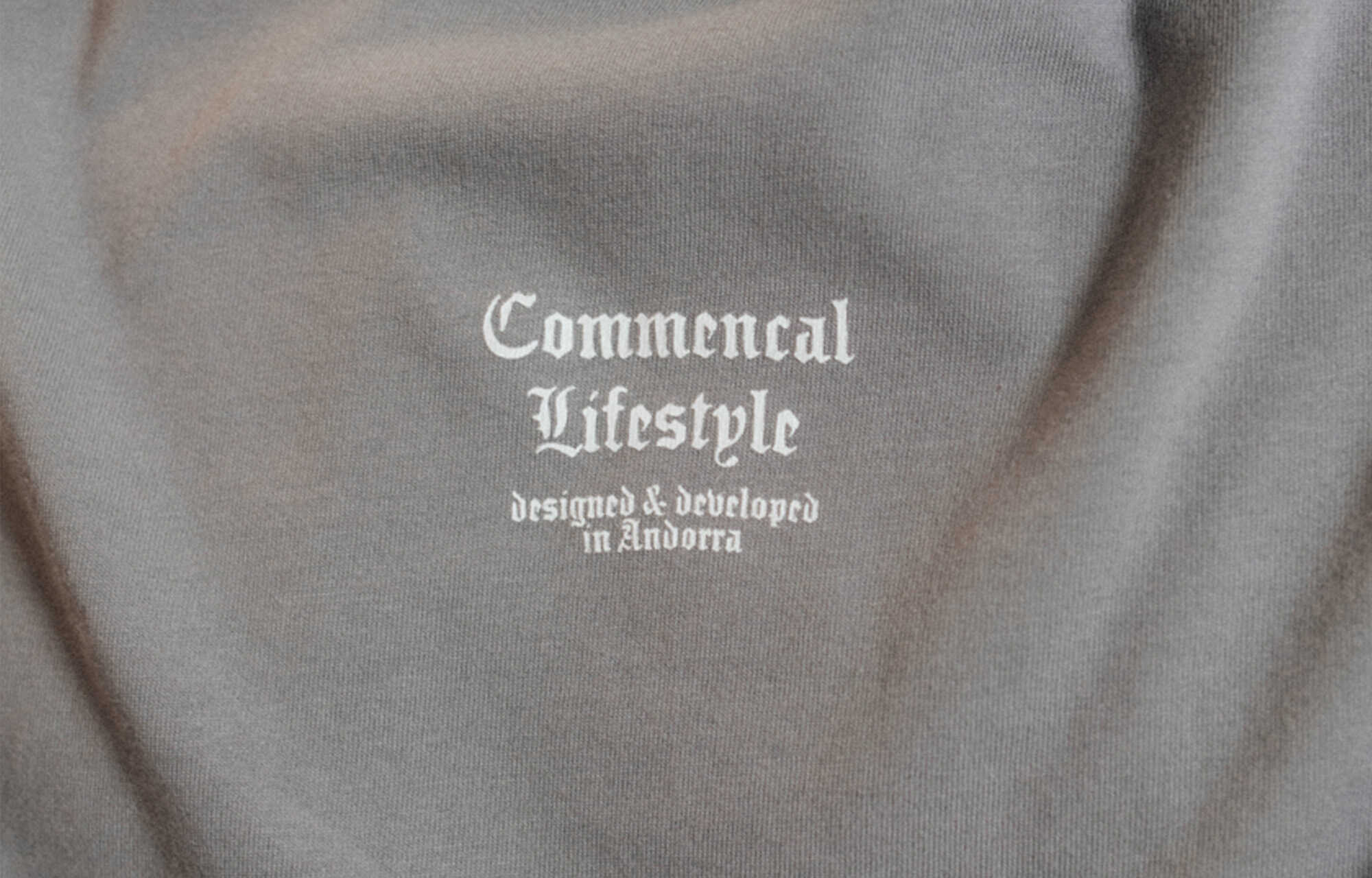 T-SHIRT COMMENCAL LOOSE FIT CMNCL GREY image large number 4