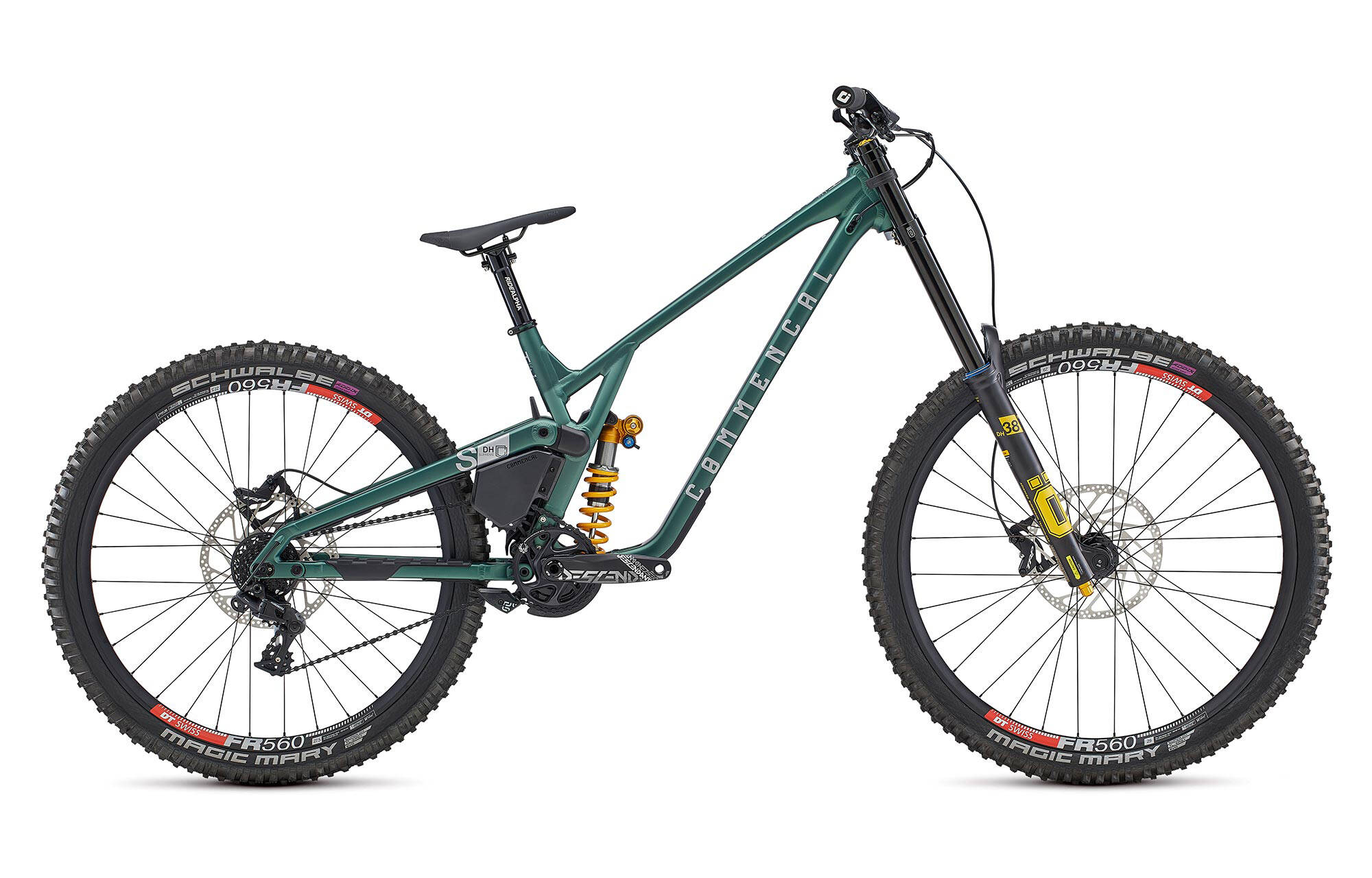 COMMENCAL SUPREME DH V5 OHLINS EDITION METALLIC GREEN image number null