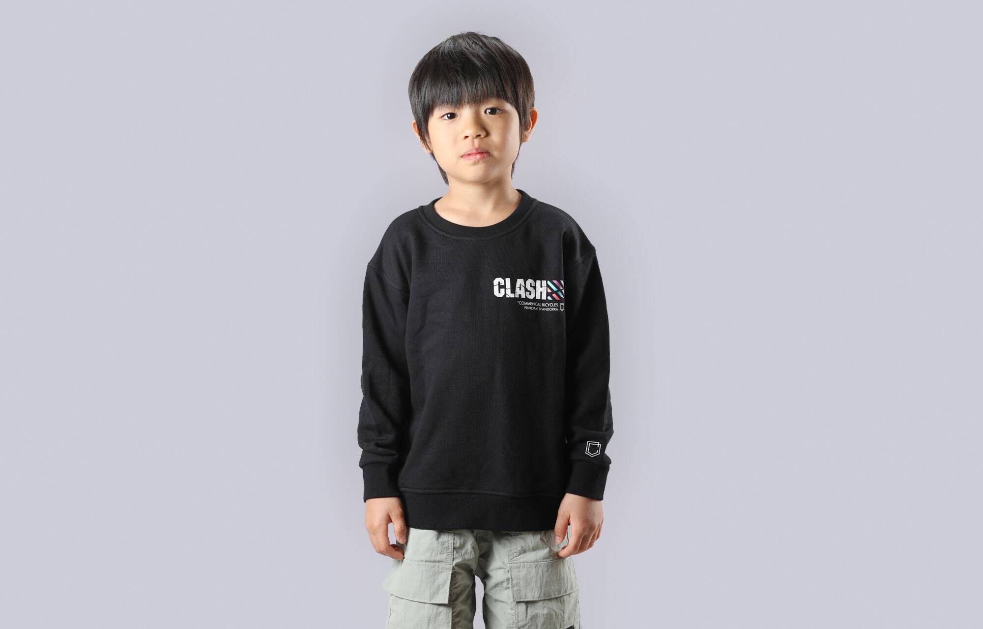 SUDADERA KIDS COMMENCAL BLACK CLASH image cover number 0