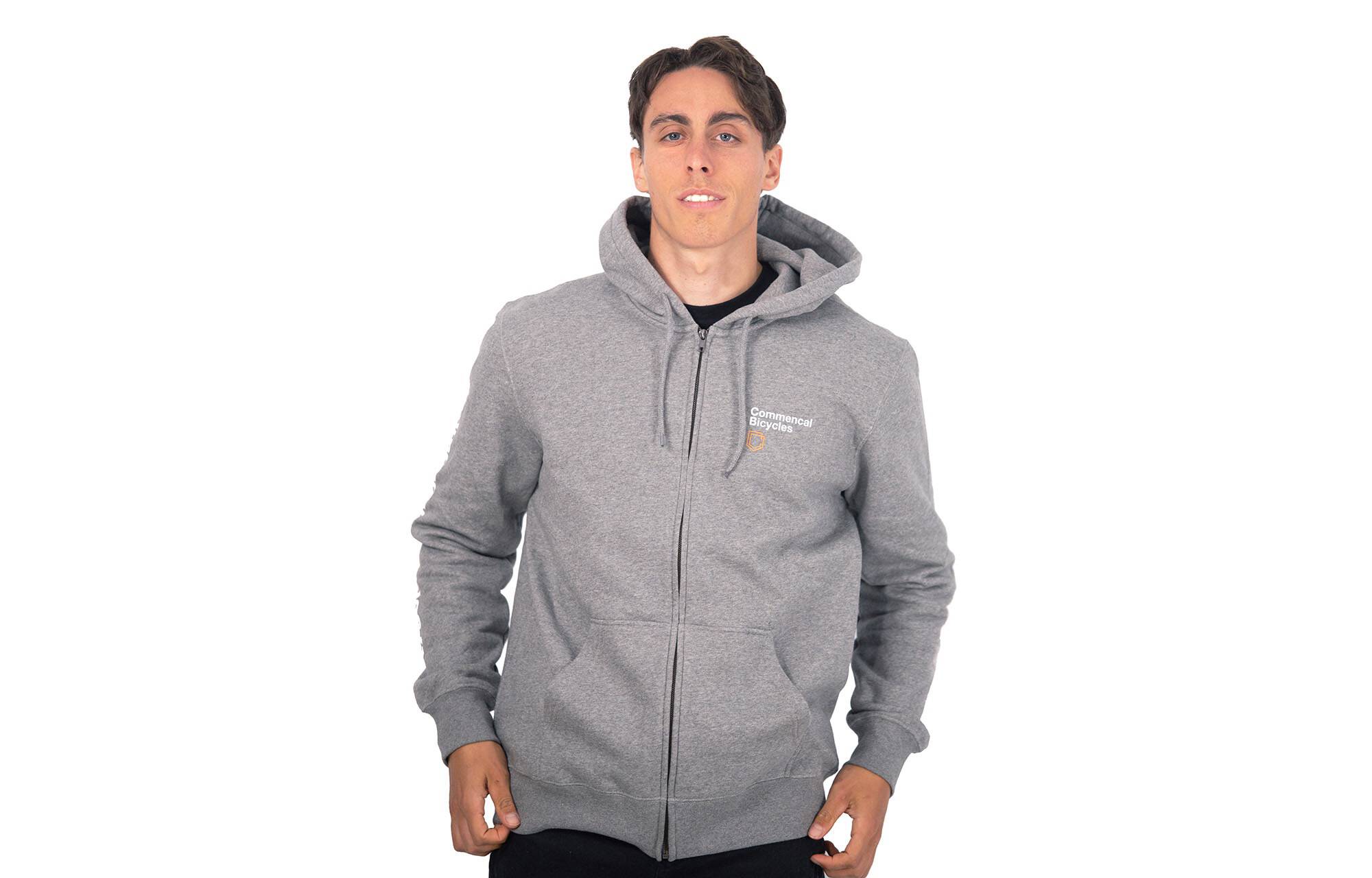 SUDADERA COMMENCAL GRIS CON CREMALLERA  image cover number 0