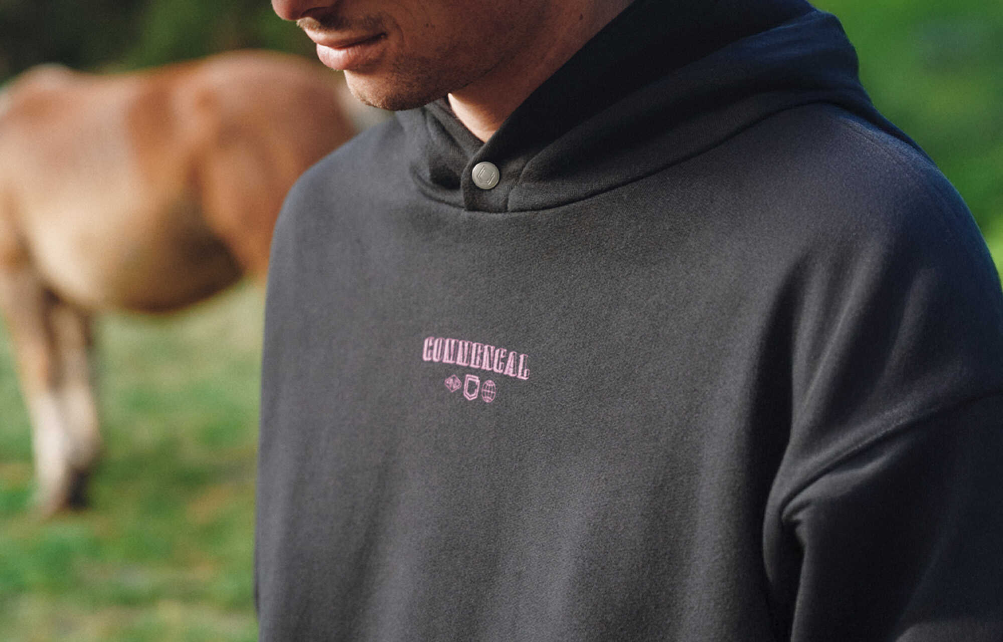 COMMENCAL CIRCLE HOODIE BLACK image large number 3