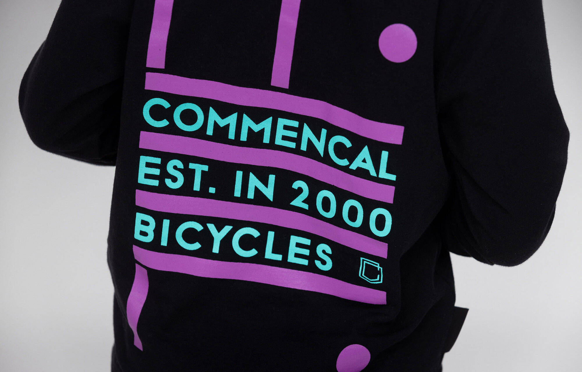CAMISETA MANGA LARGA COMMENCAL KIDS NEON BLACK image large number 3