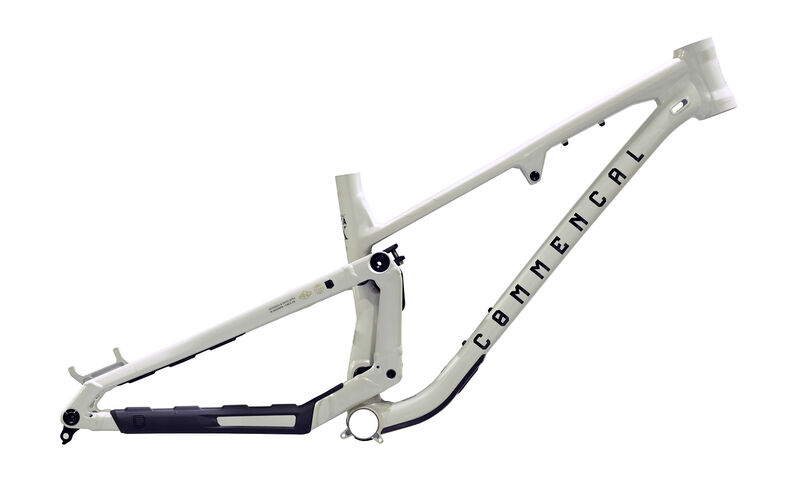 FRAME COMMENCAL META SX V5 CLEAR SILVER - S (23230401)
