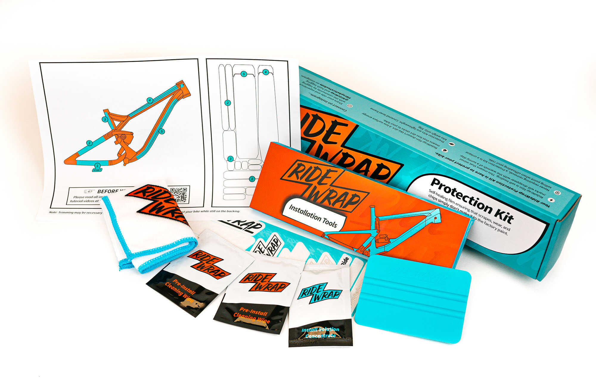 RIDEWRAP COVERED+ FRAME PROTECTION KIT GLOSS - META HT image large number 1