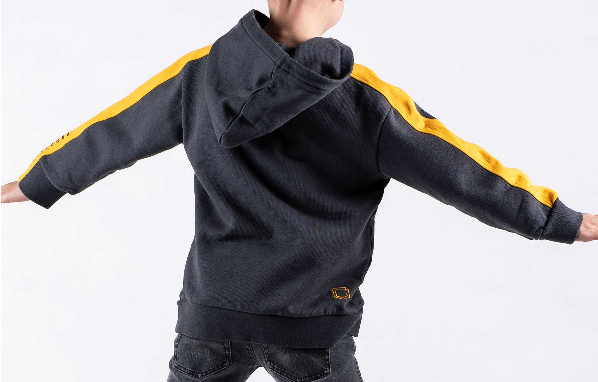 COMMENCAL KIDS STRIPES HOODIE ORANGE image large number 0