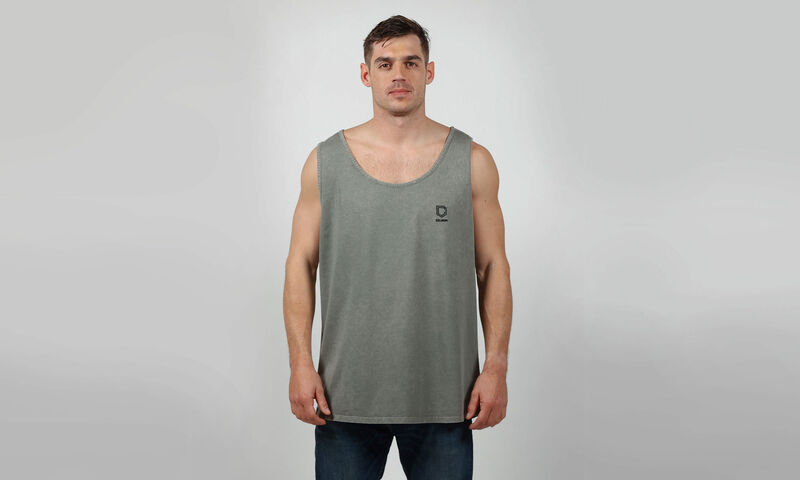 CANOTTIERA LOOSE FIT WASHED VERDIGRIS