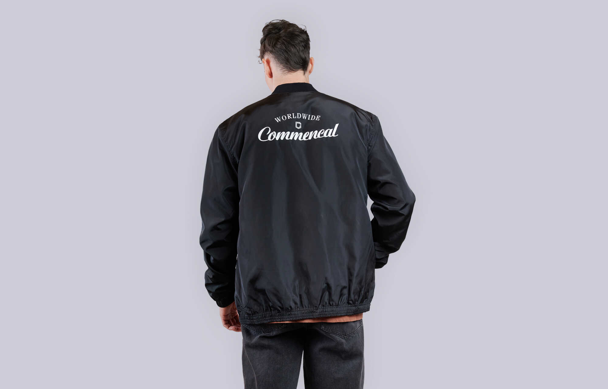 VESTE LEGERE A PRESSIONS COMMENCAL BLACK image large number 0