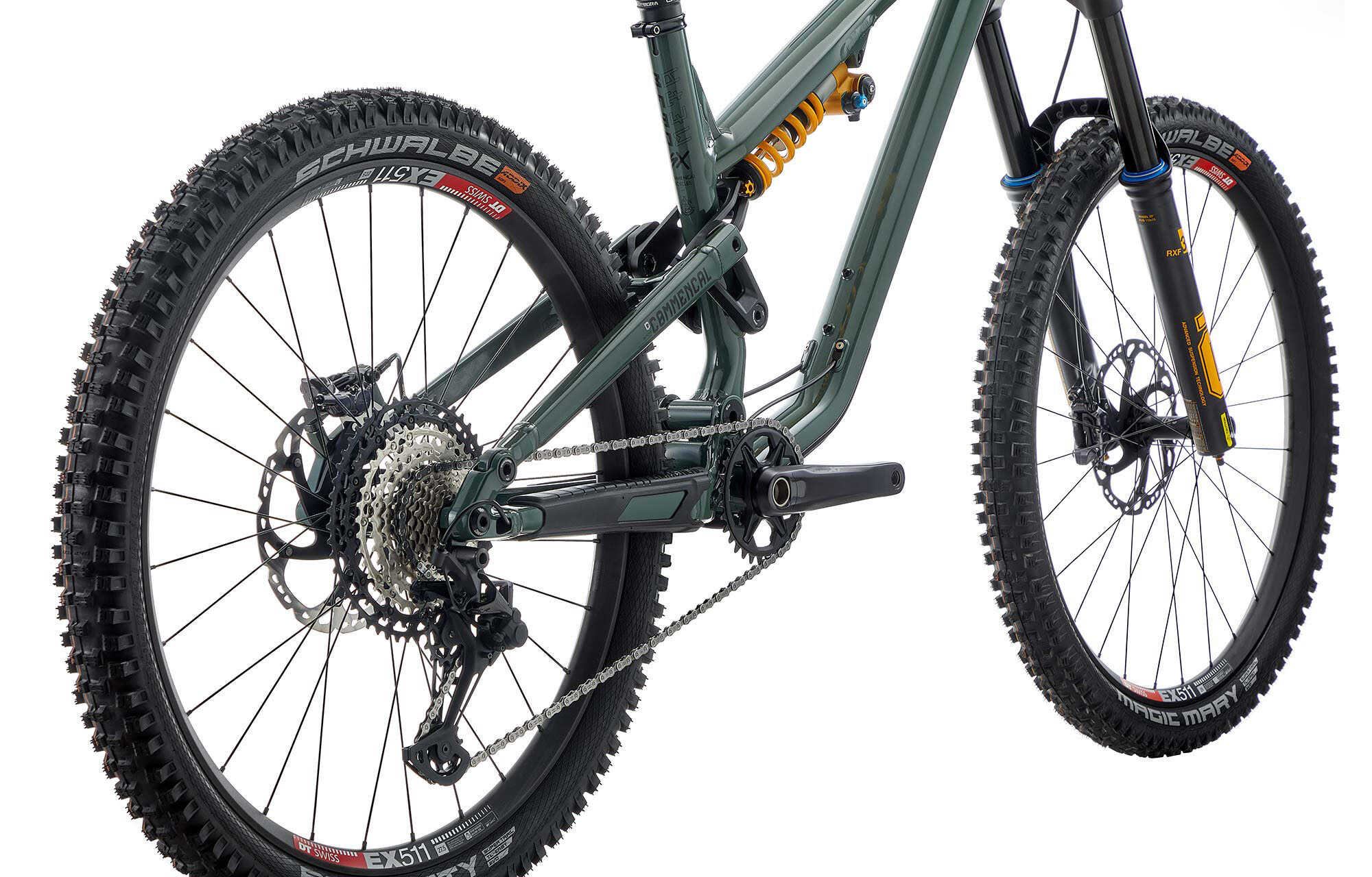 COMMENCAL META SX V4 OHLINS EDITION KESWICK GREEN image large number 1