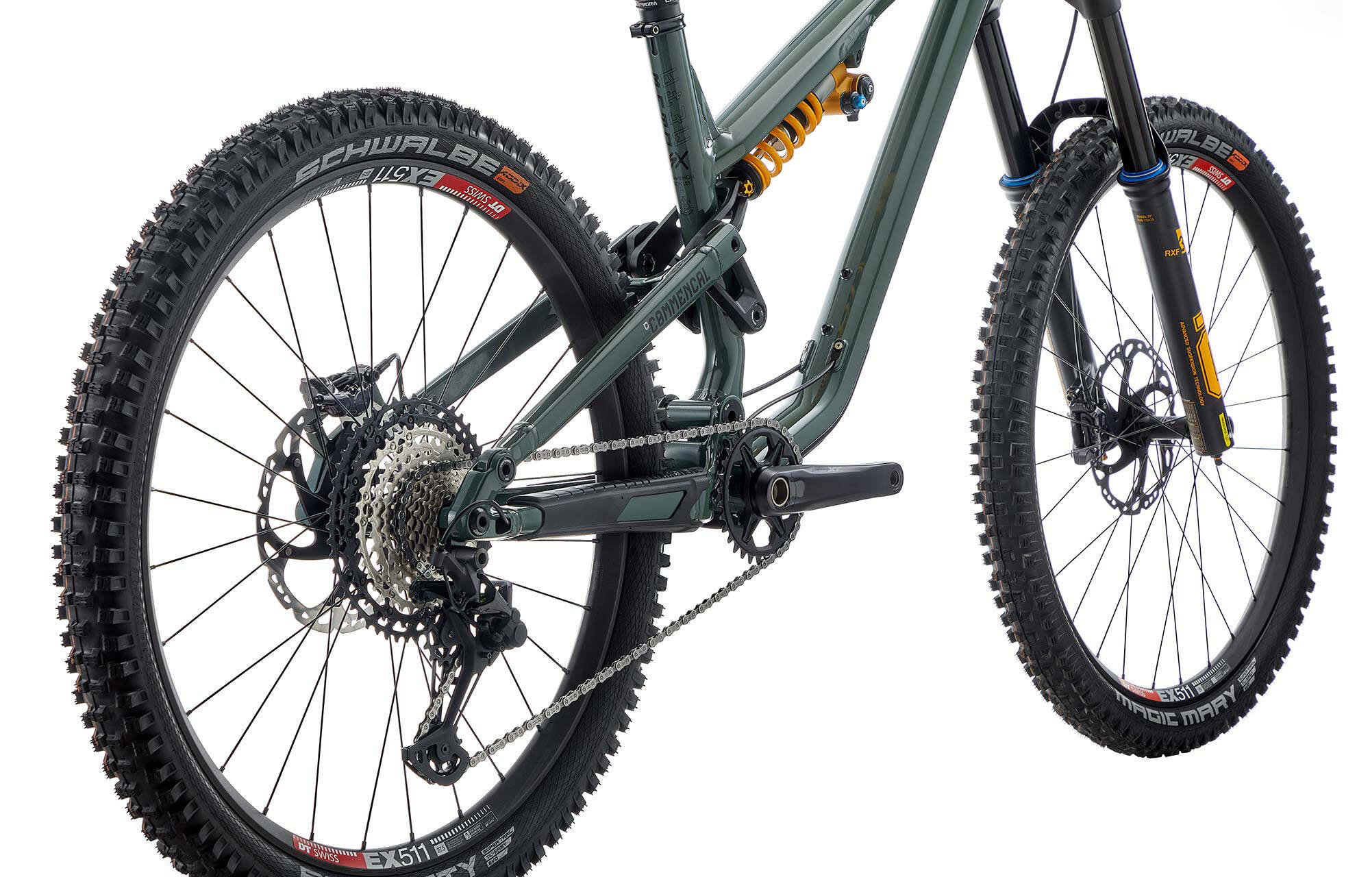 COMMENCAL META SX V4 OHLINS EDITION KESWICK GREEN image large number 1