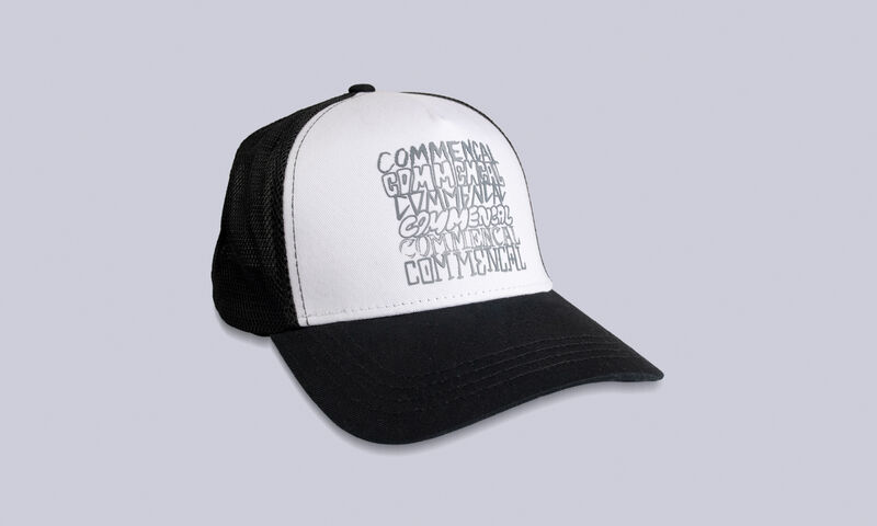 GORRA COMMENCAL TRUCKER LOGORAMA WHITE
