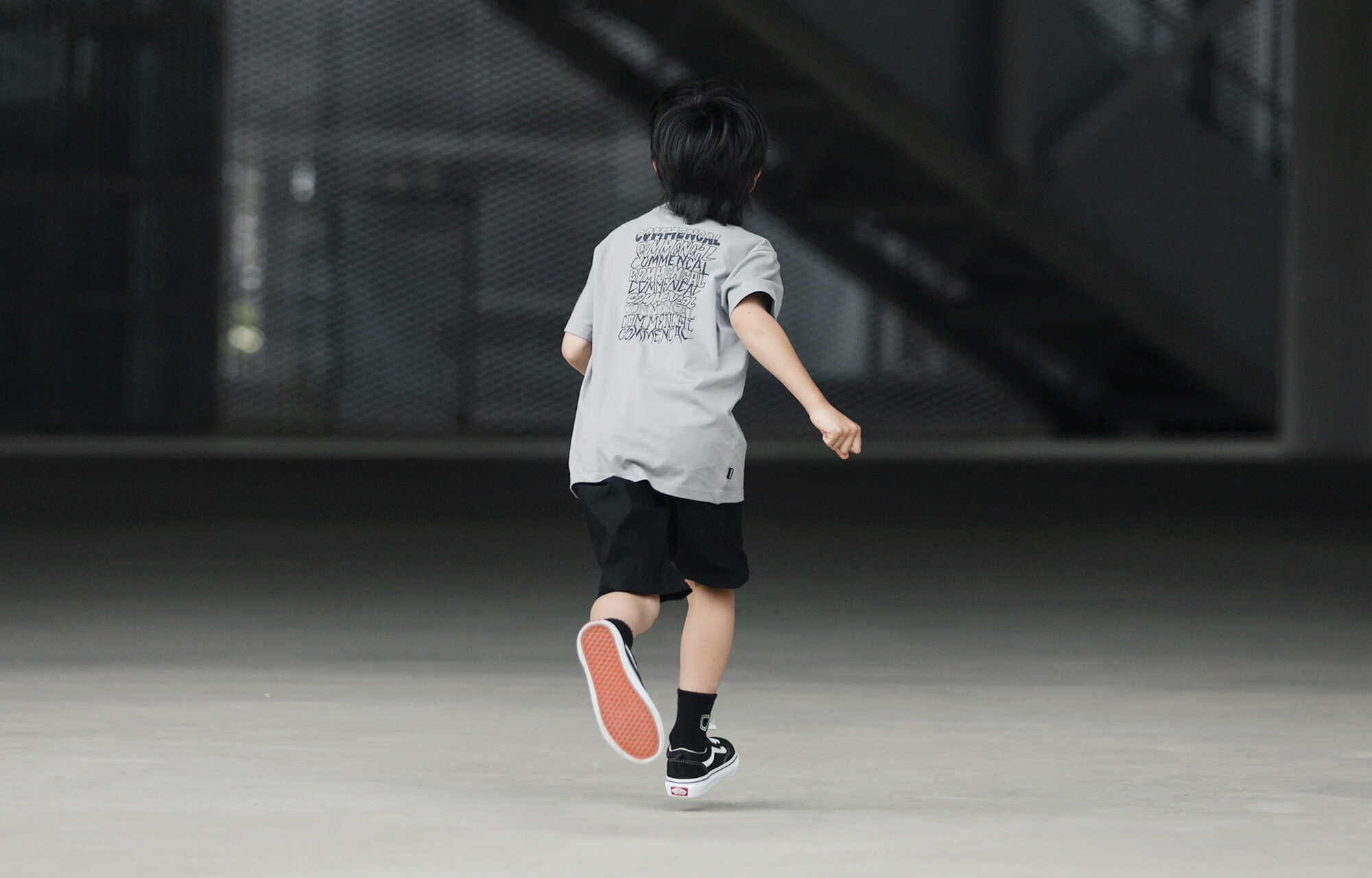 COMMENCAL KIDS REGULAR FIT LOGORAMA T-SHIRT GREY image large number 2