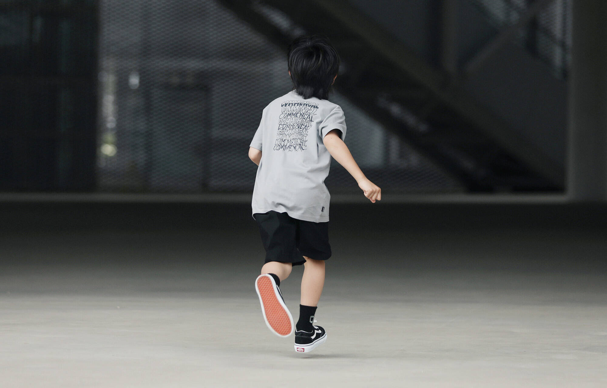 COMMENCAL KIDS REGULAR FIT LOGORAMA T-SHIRT GREY image large number 2