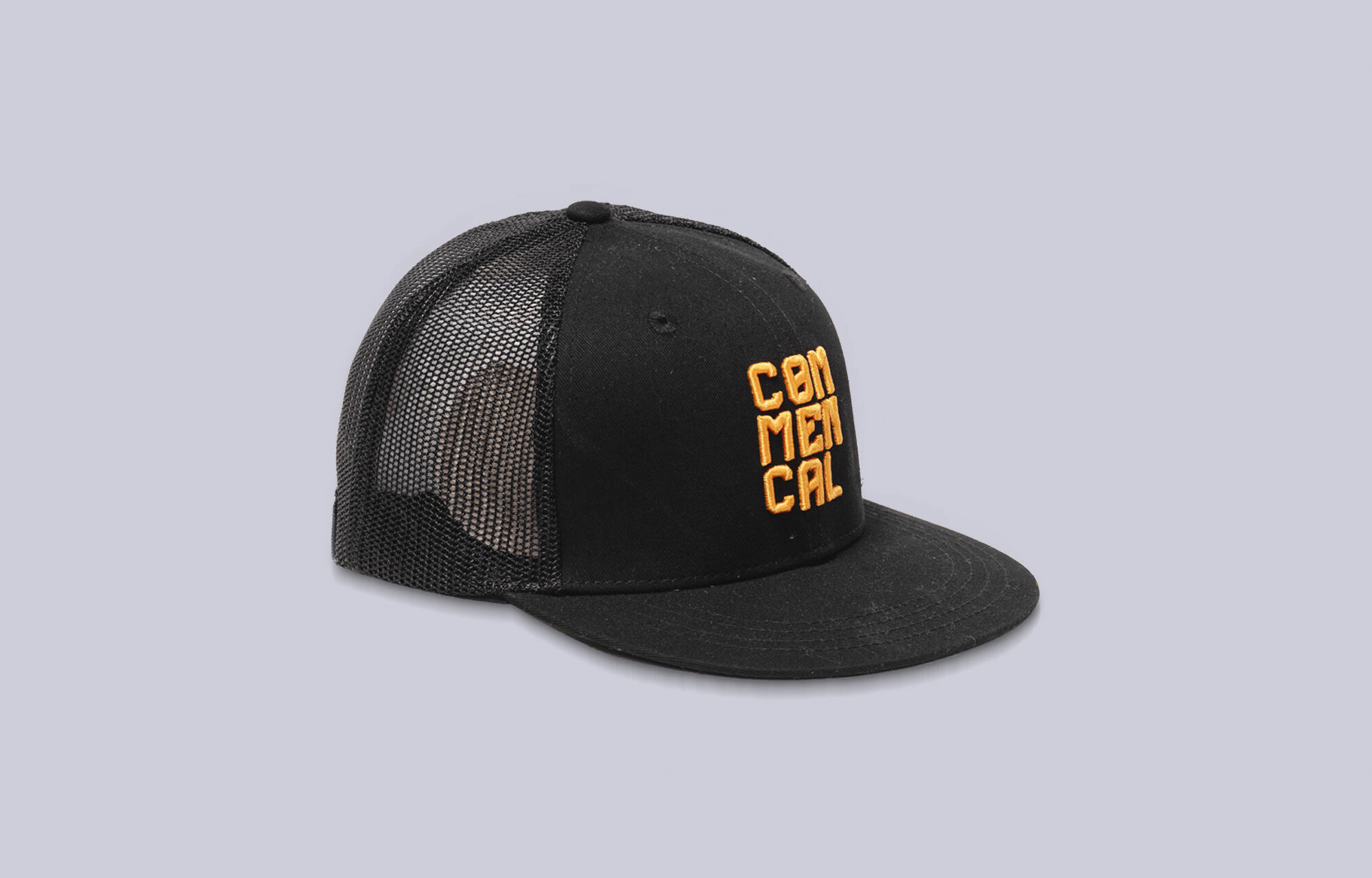 COMMENCAL KIDS TRUCKER CAP BLACK AND ORANGE image cover number 0