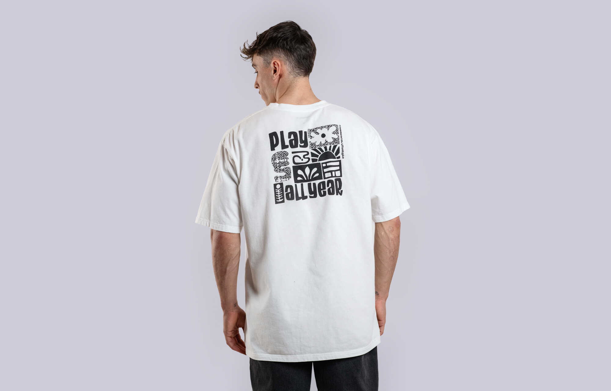 T-SHIRT COMMENCAL LOOSE FIT PLAY GREIGE image cover number 0