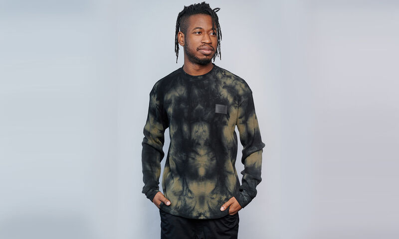 COMMENCAL LOOSE FIT SWEATER TIE DYE GREEN