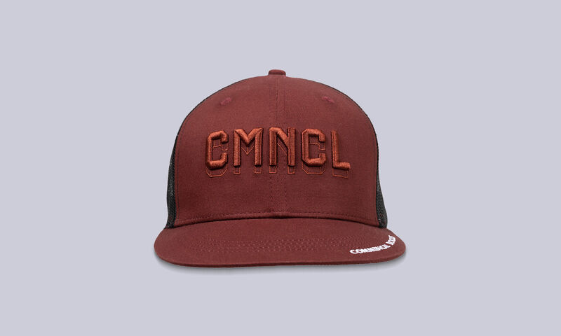 KIDS CMNCL TRUCKER CAP DARK RED