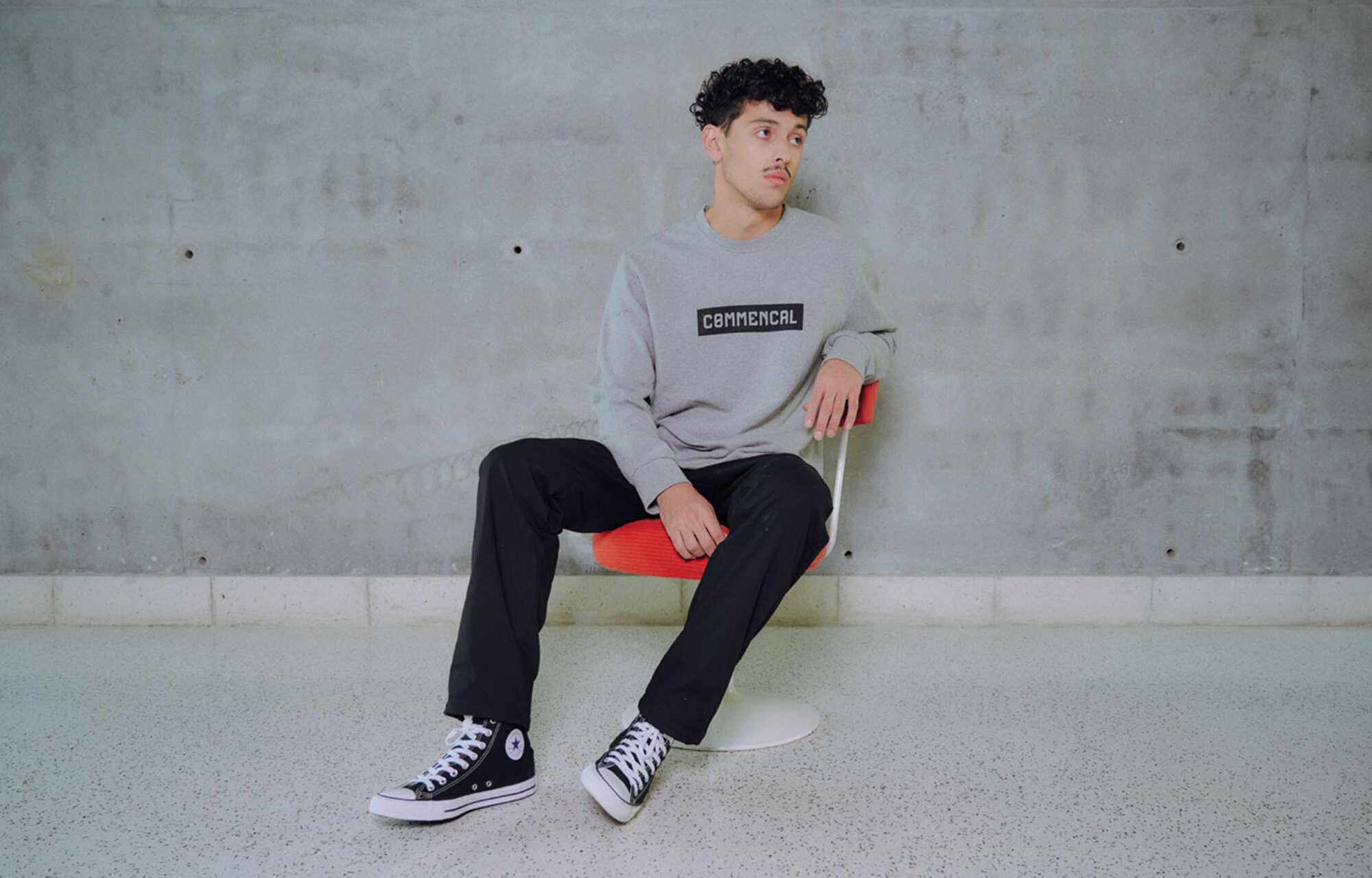 COMMENCAL CORPORATE CREWNECK GREY image large number 2