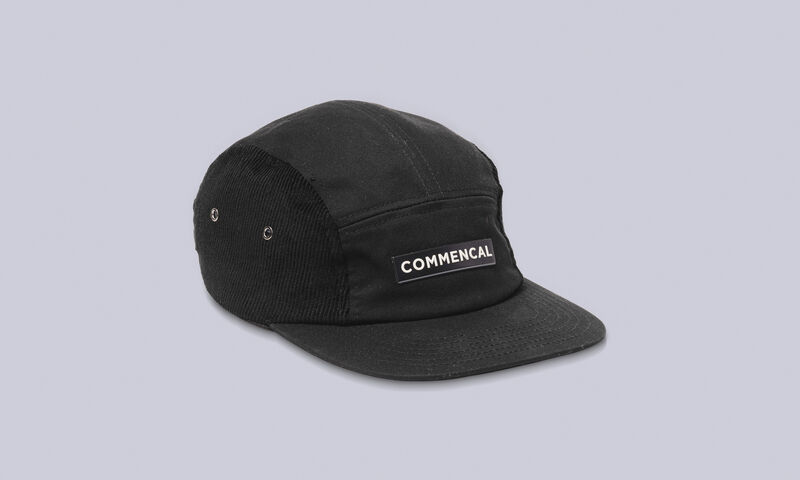 CASQUETTE COMMENCAL 5 PANEL HYBRIDE BLACK