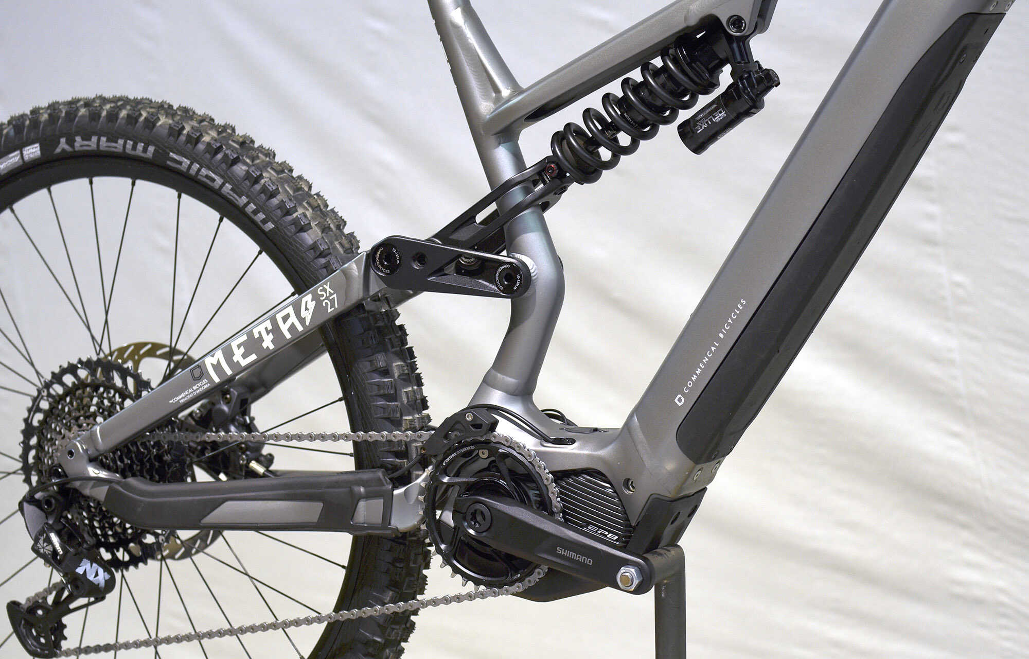 COMMENCAL META POWER SX SHIMANO RACE MATTE GRAPHITE - L (21180503) 2205 km image large number 1