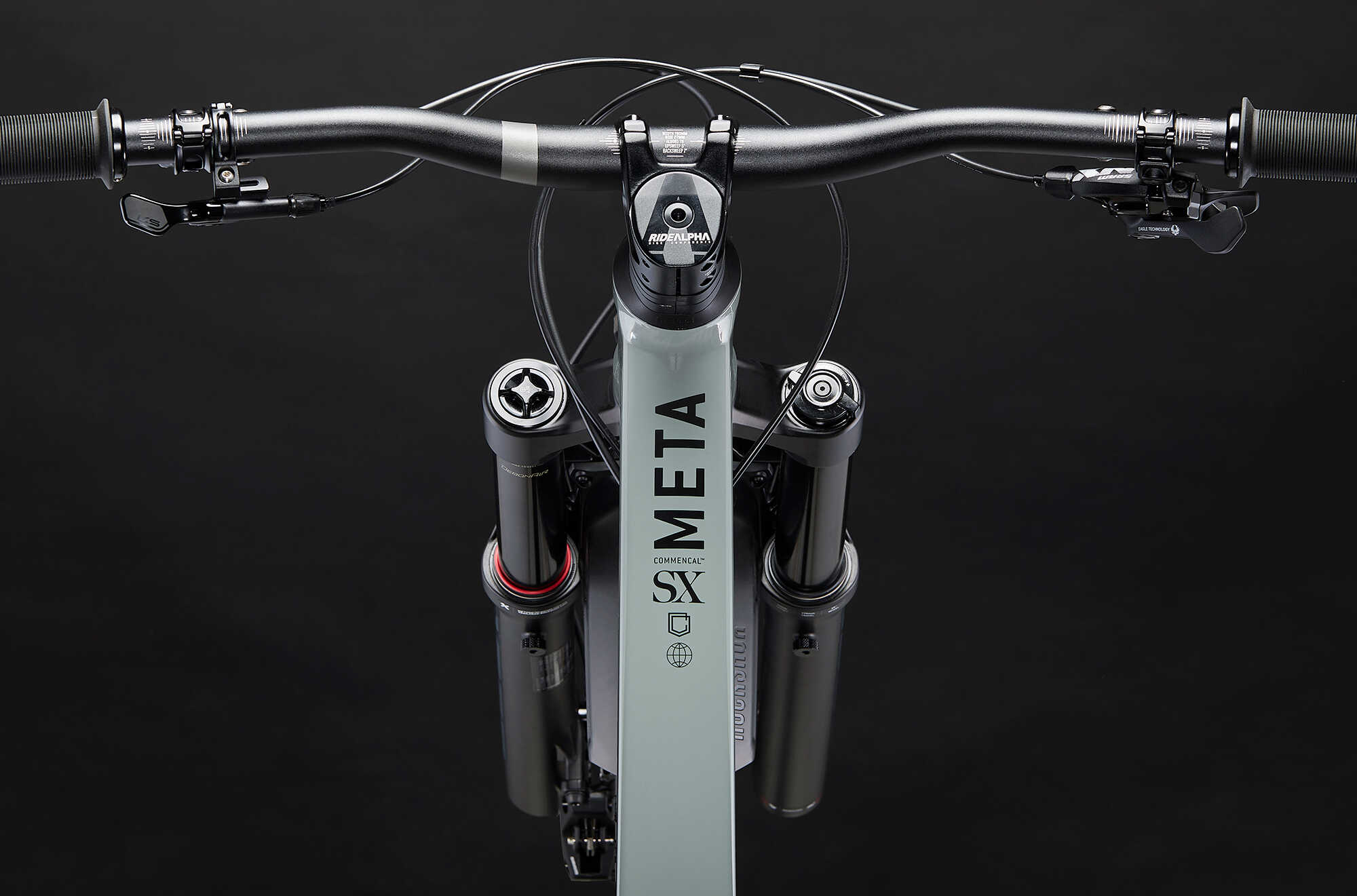 COMMENCAL META SX V5 RIDE PYRITE GREY image large number 3