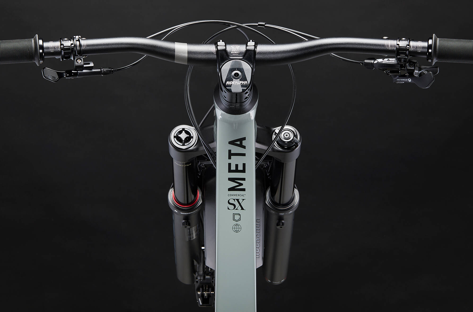 COMMENCAL META SX V5 RIDE PYRITE GREY image large number 3