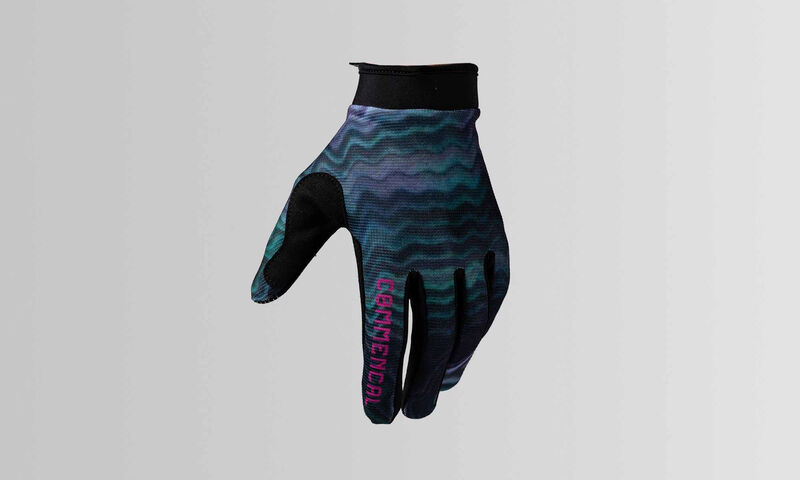 COMMENCAL RACE ELASTICATED GLOVES FLASH