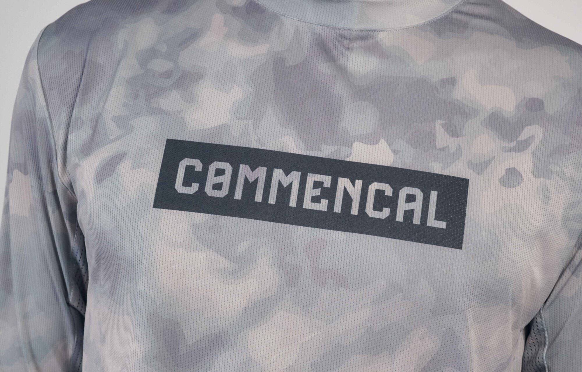 MAILLOT COMMENCAL LIGHTECH MANGA LARGA SHADOW GREY image large number 2