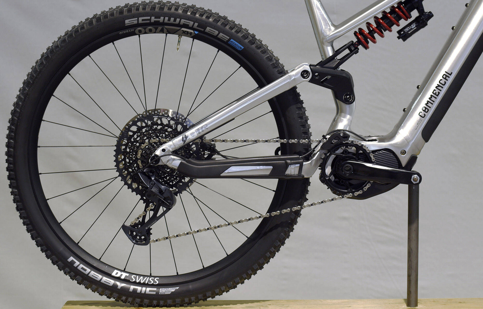 COMMENCAL META POWER TR SHIMANO RACE BRUSHED - L (22180303) 128 km image large number 0