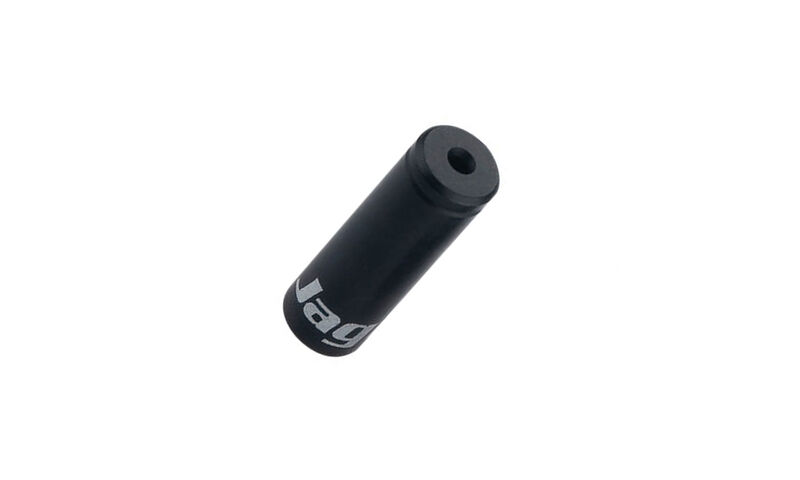 ALLOY OPEN FERRULE/BLACK W/JAGWIRE LOGO