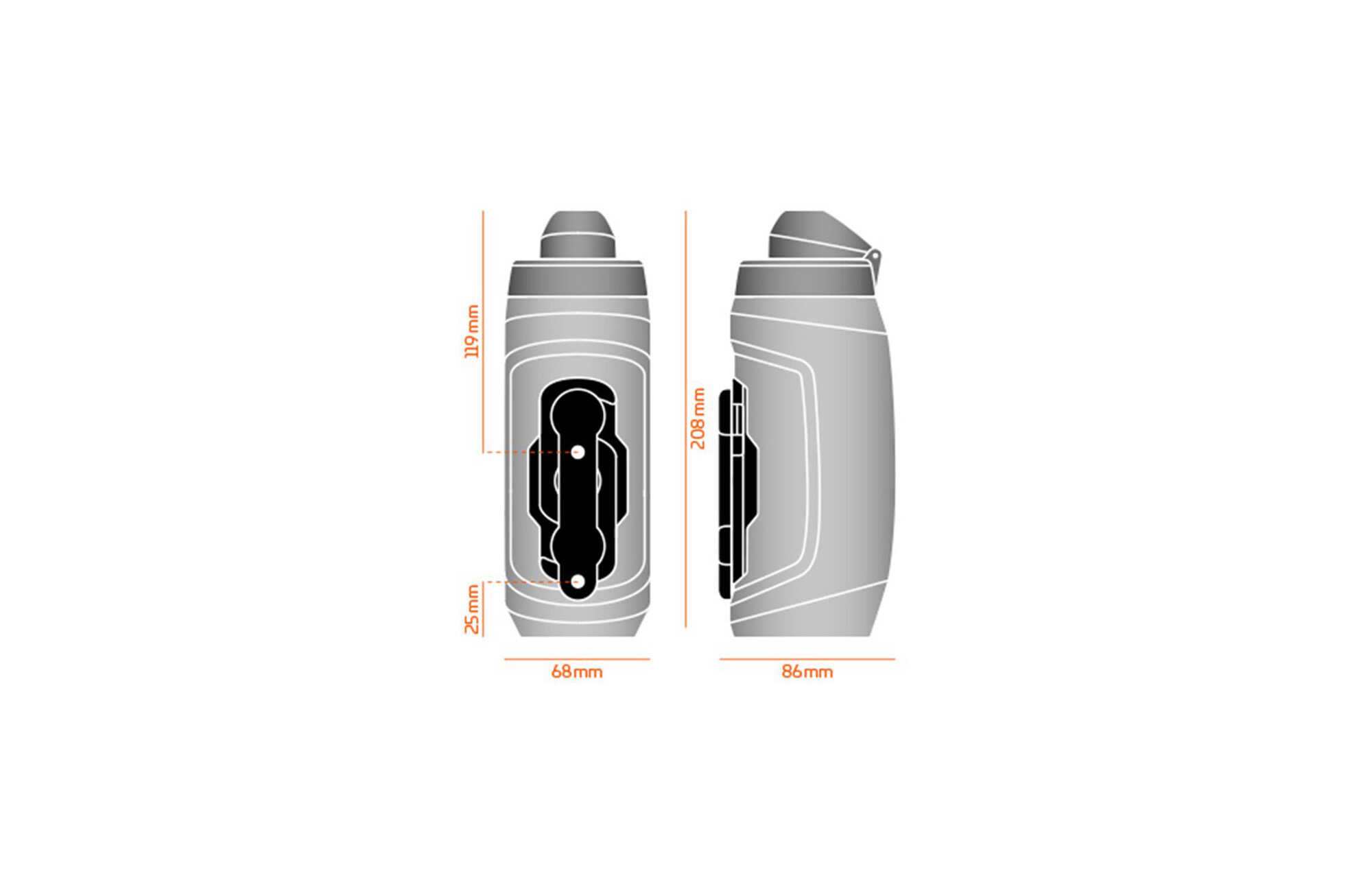 FIDLOCK TWIST BOTTLE 590ML WITH BIKE BASE image large number 1
