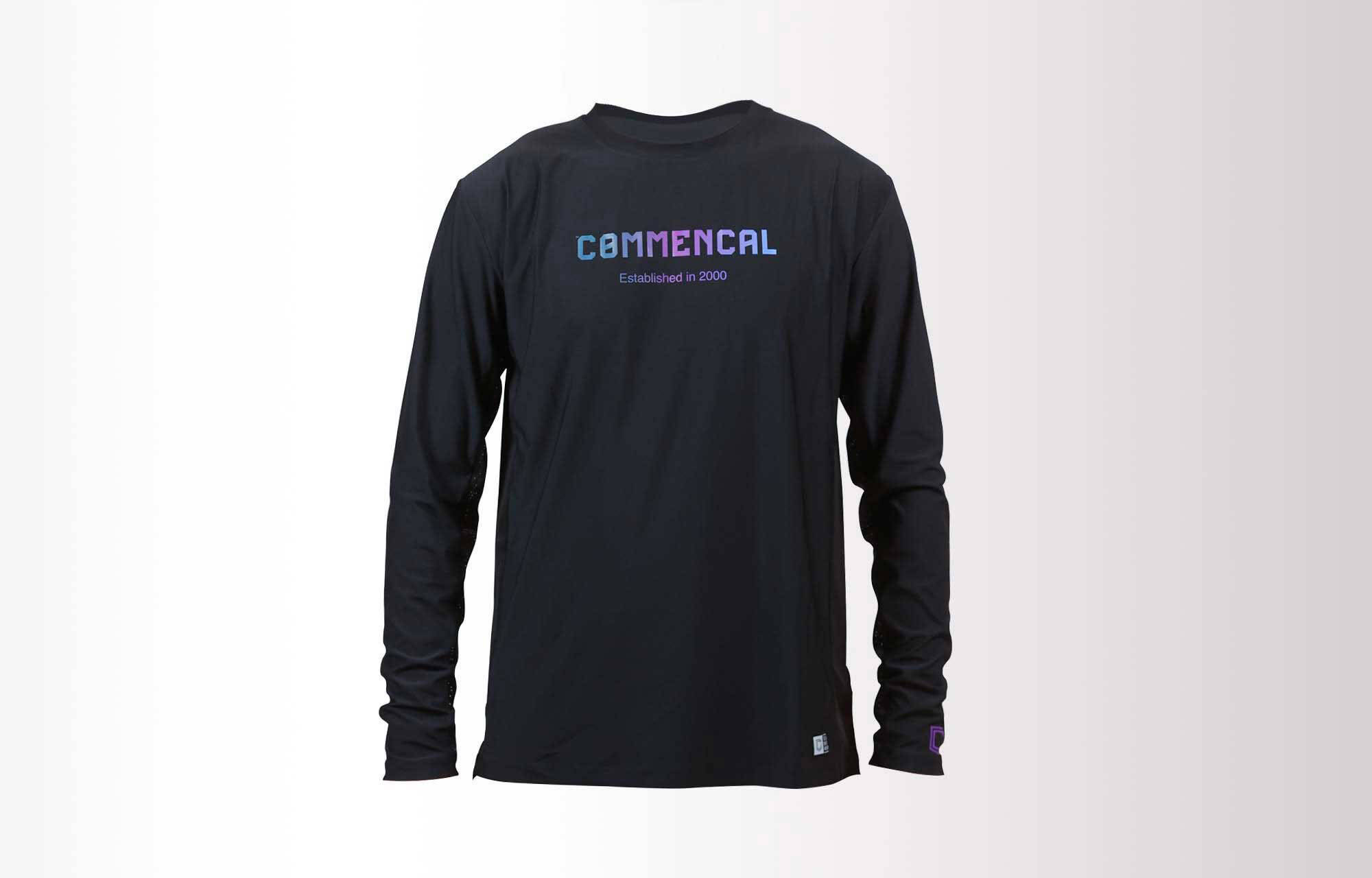 COMMENCAL JERSEY - LIGHTECH CORPORATE LONG SLEEVE BLK image cover number 0