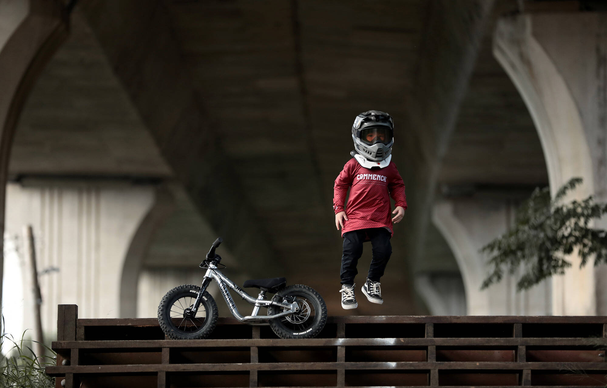 MAILLOT KIDS COMMENCAL RED image large number 3