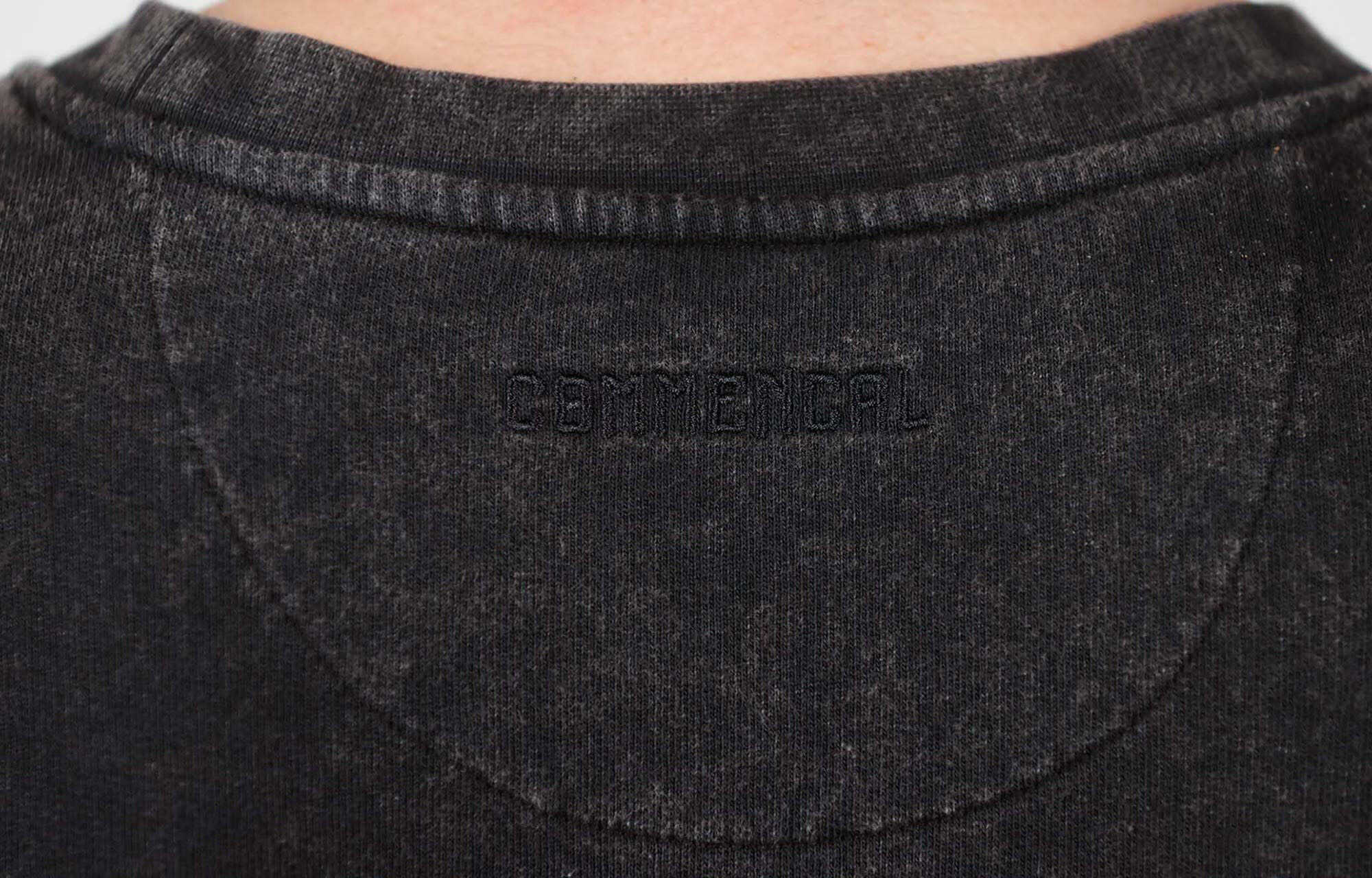 COMMENCAL WASHED REGULAR FIT CREWNECK BLACK image large number 3