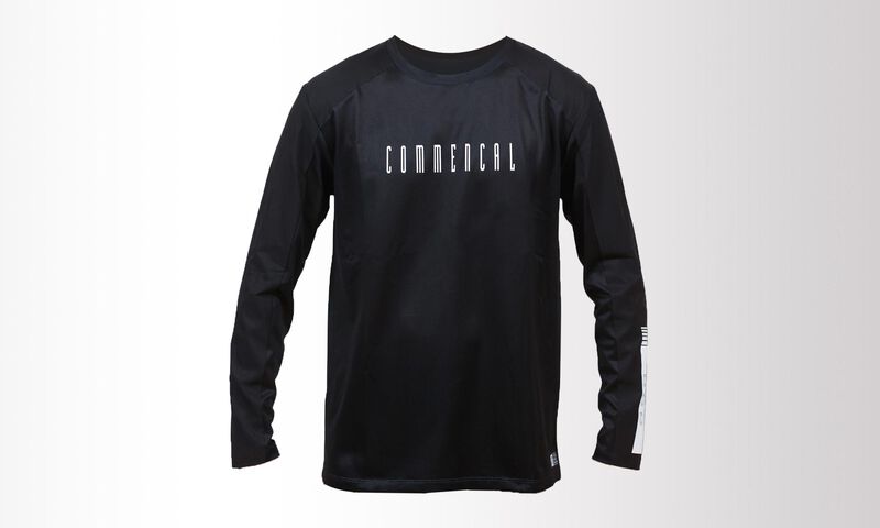 COMMENCAL LONG SLEEVE HARDY JERSEY ESSENTIAL BLACK