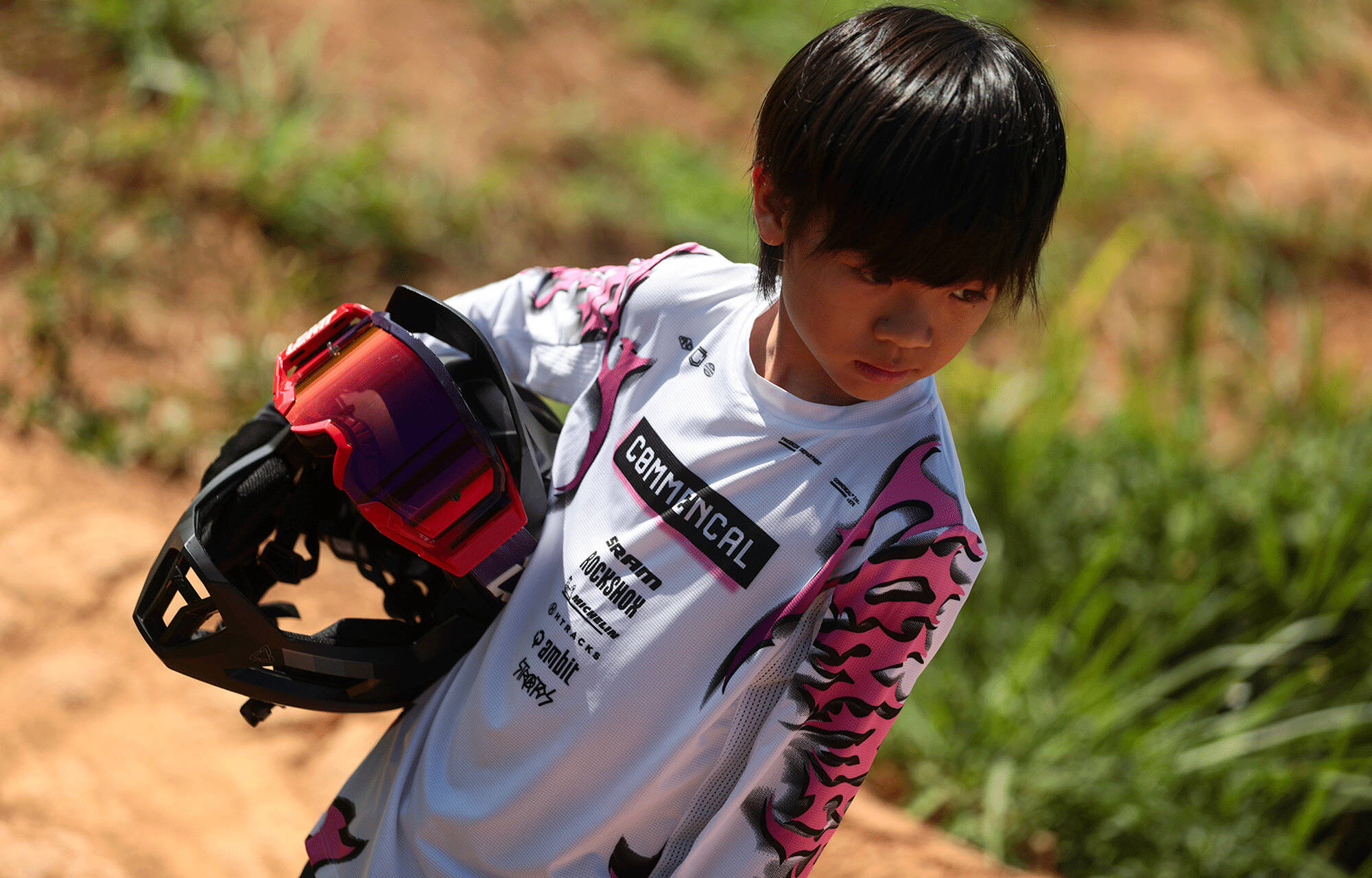 MAGLIA COMMENCAL KIDS LIGHTECH MANICHE LUNGHE RAMPAGE TOMAS LEMOINE image large number 3
