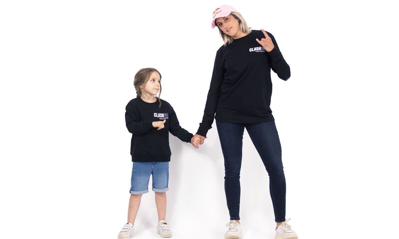 COMMENCAL KIDS CREWNECK CLASH BLACK