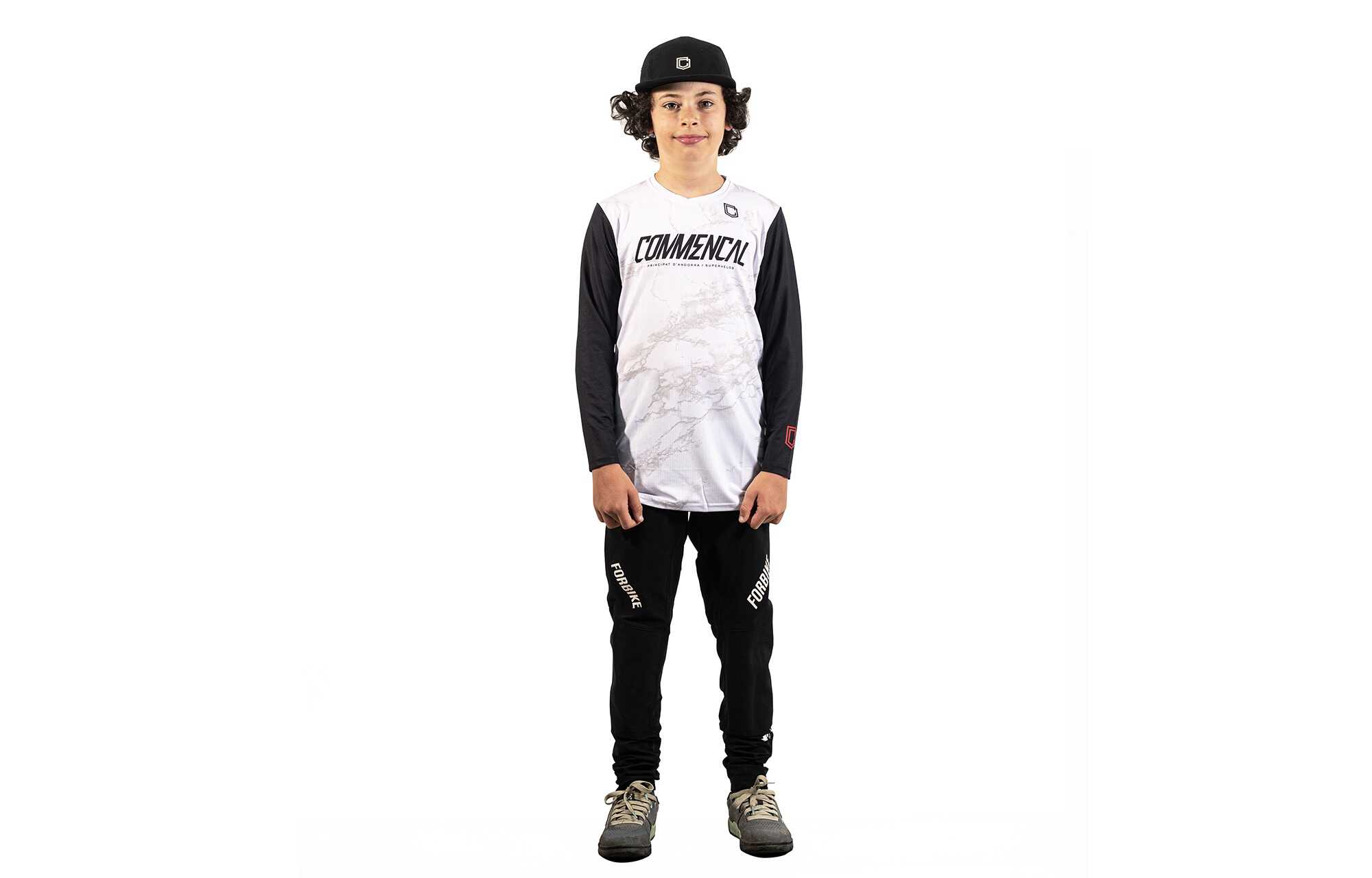 MAILLOT KID COMMENCAL AMAURY WHITE image cover number 0