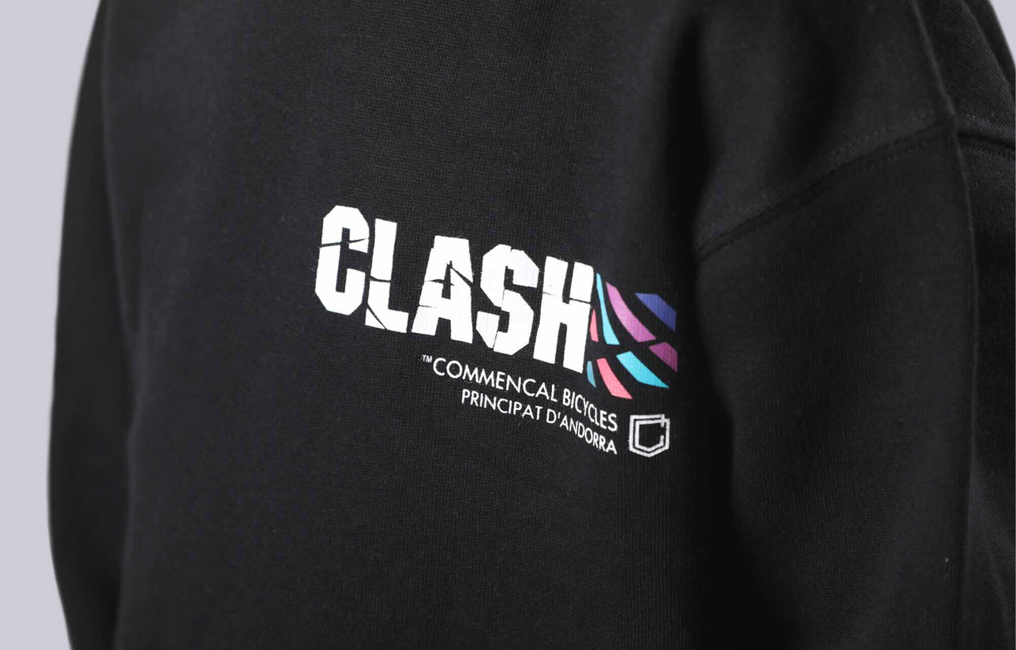 SUDADERA KIDS COMMENCAL BLACK CLASH image large number 1