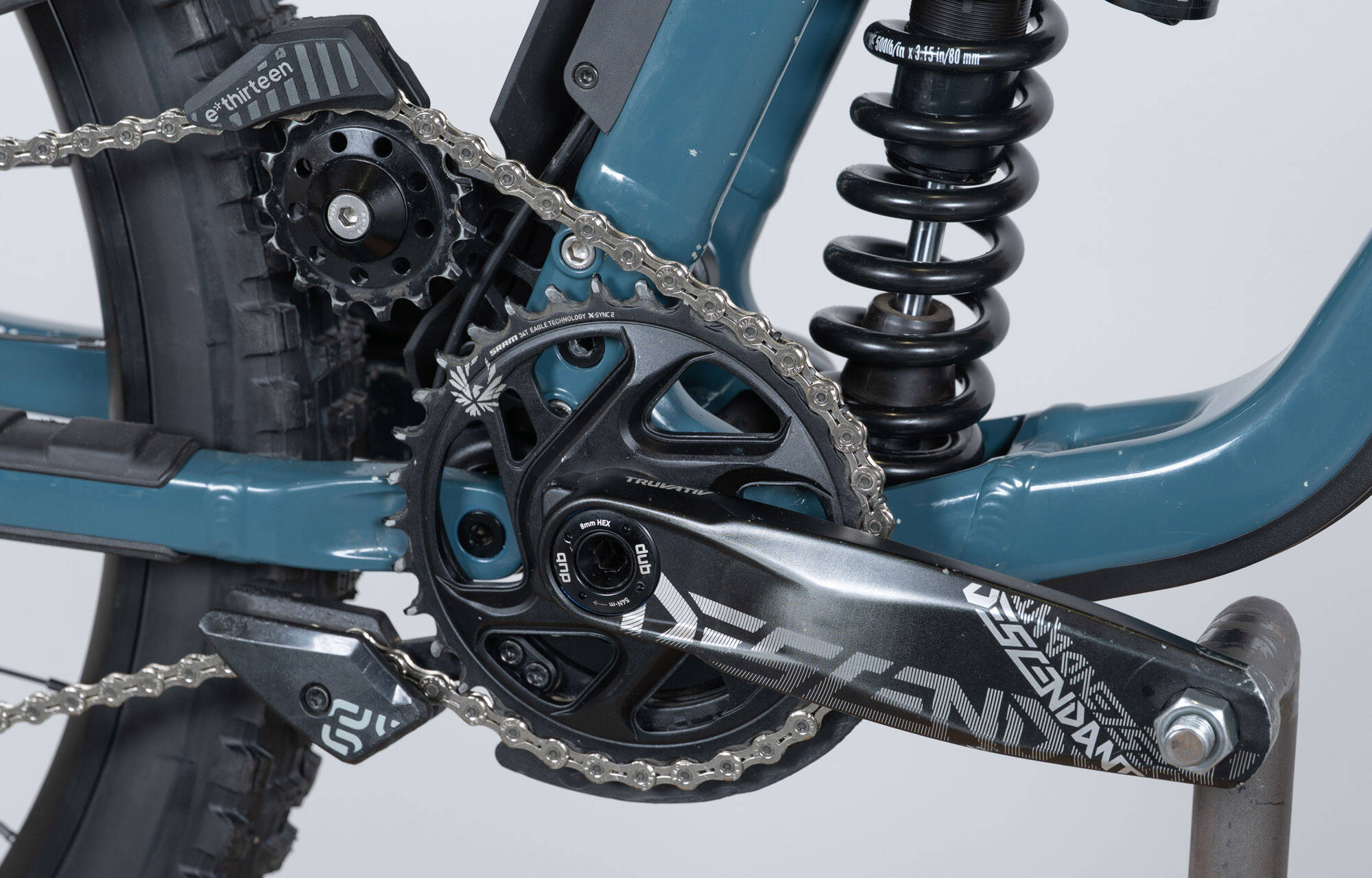 COMMENCAL SUPREME DH V5 ESSENTIAL AQUA BLUE - L (23150103) image large number 6