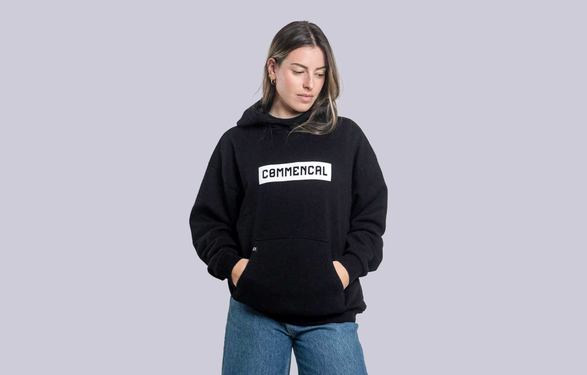 COMMENCAL CORPORATE HOODIE BLACK image large number 1