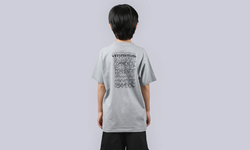 CAMISETA COMMENCAL KIDS REGULAR FIT LOGORAMA GREY