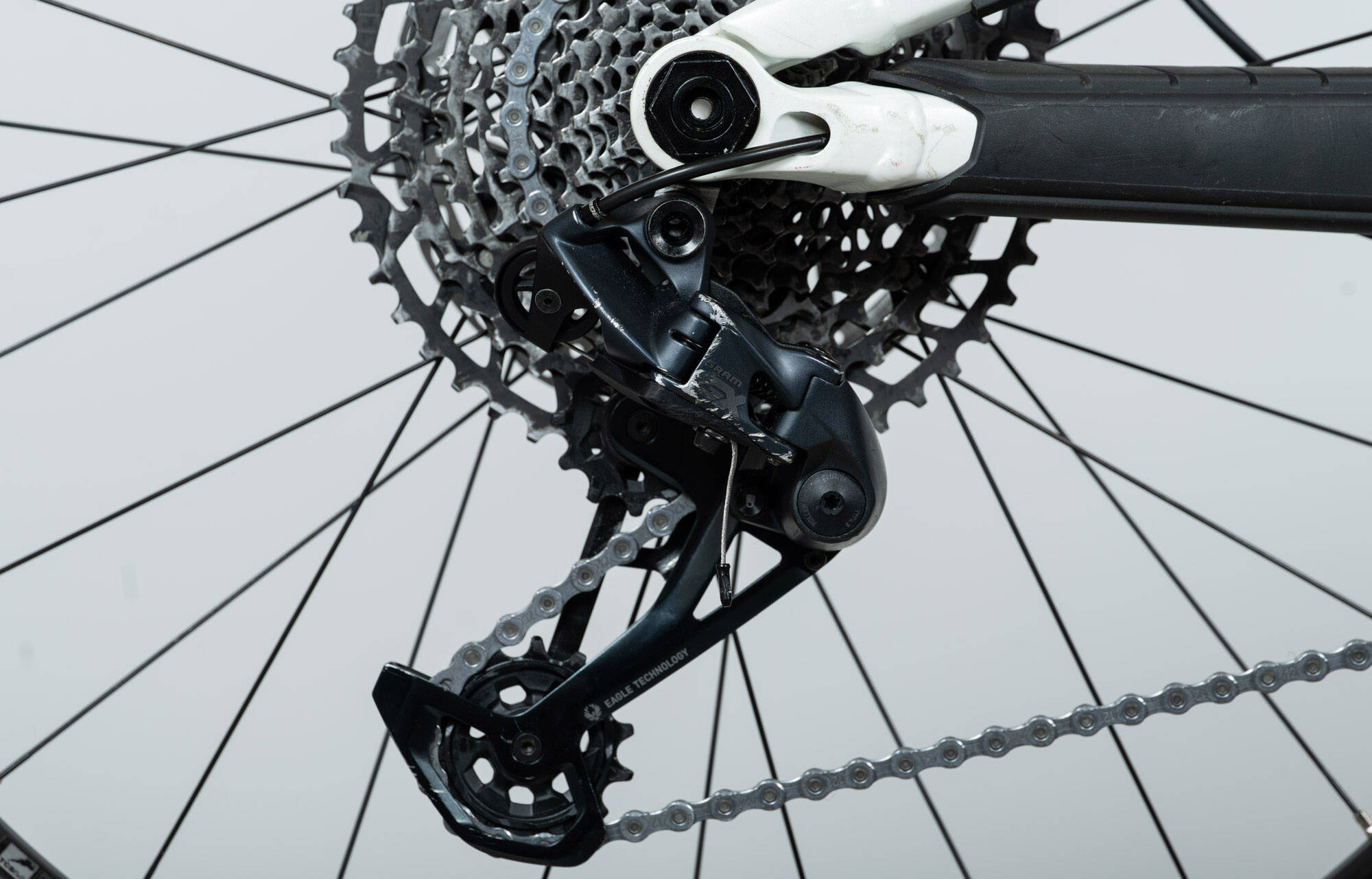 COMMENCAL CLASH JR PEARL WHITE & CHROME - (21170600) image large number 7