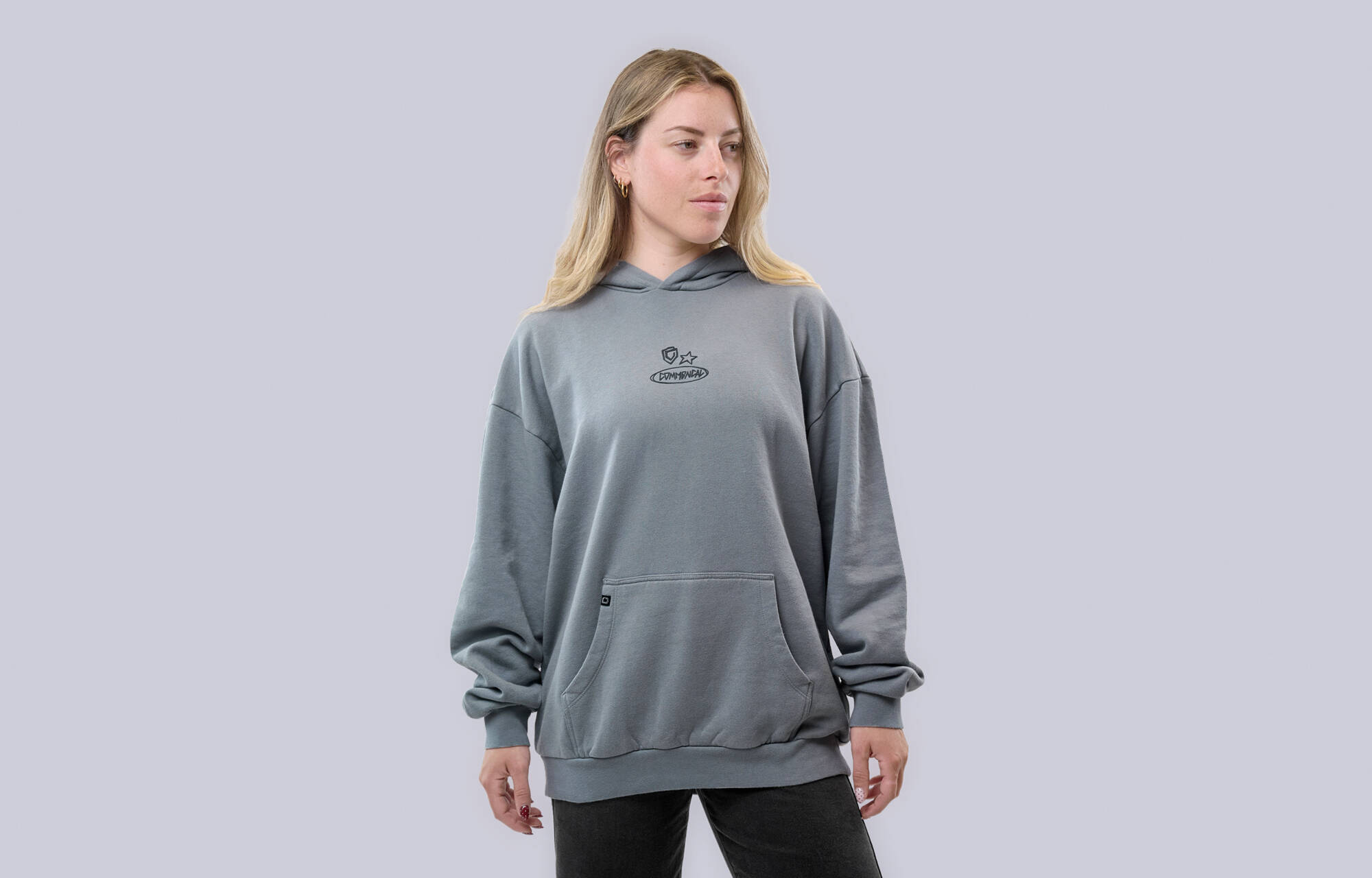 COMMENCAL LOGORAMA HOODIE GREY image large number 1